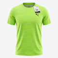 Puma dryCELL Performance – Máxima Visibilidad – Verde Neón Heather