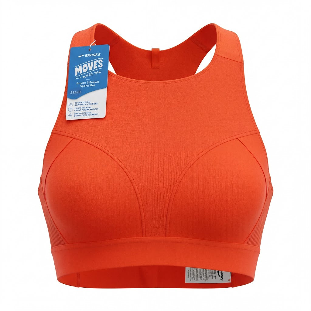 Brooks "3 Pocket" Sports Bra