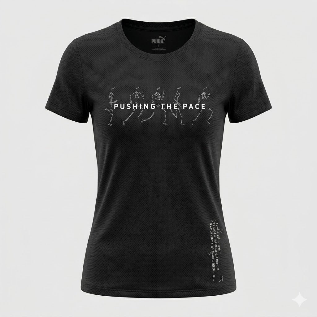 Camiseta Puma Running "Pushing The Pace" – Tecnología dryCELL – Black