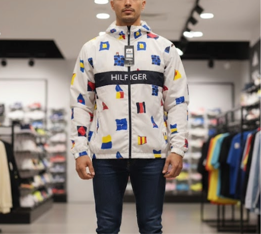 Tommy Hilfiger Heritage Anorak // Nautical Performance — Flag Print