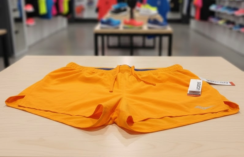 Saucony Outpace 2.5" Split Short // Vizi Orange