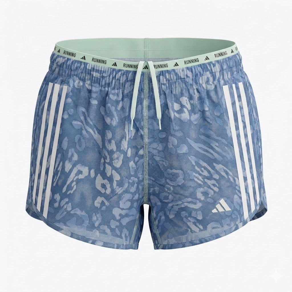 Adidas Women's "Own The Run" Printed Shorts
