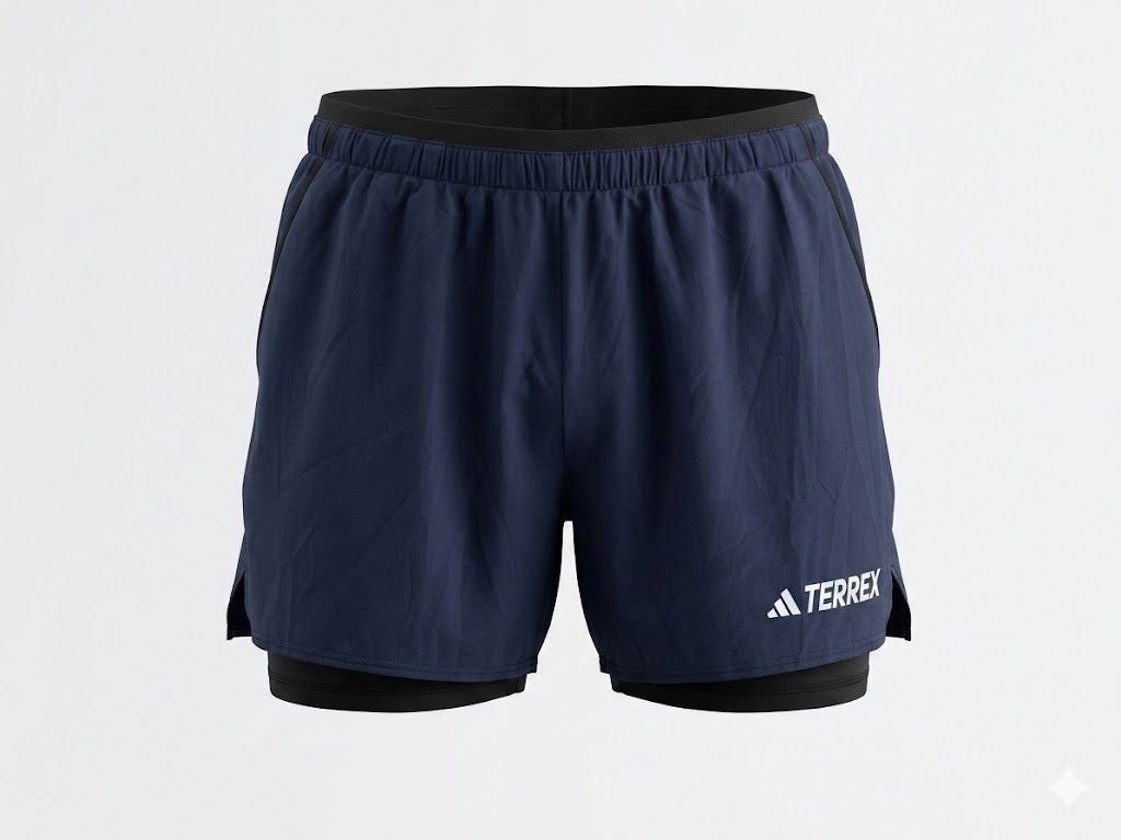 Adidas Terrex Agravic 2-in-1 Shorts - Navy