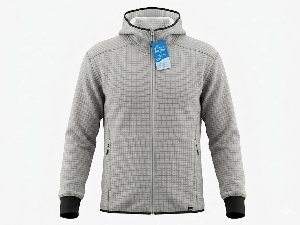 Brooks Notch Thermal Hoodie - Heather Grey