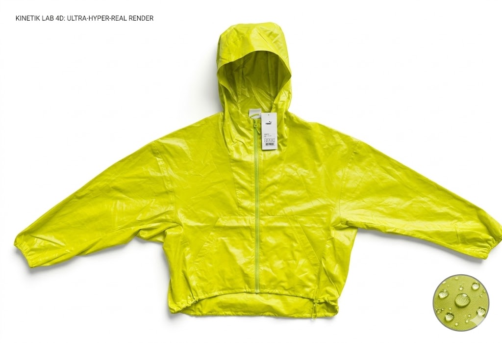 Puma WindCell Hooded Jacket // Aero-Shield — Neon Lime