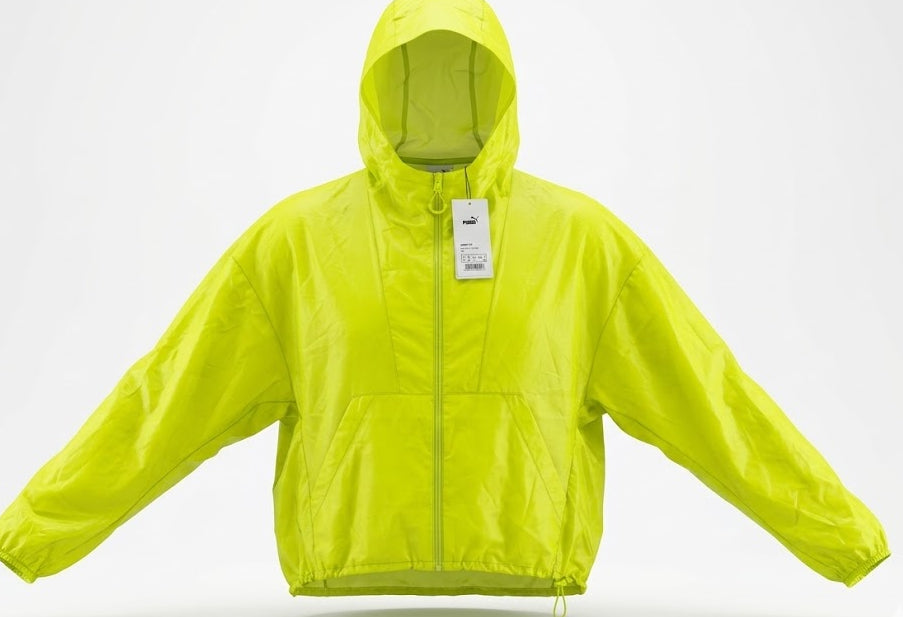 Puma WindCell Hooded Jacket // Aero-Shield — Neon Lime